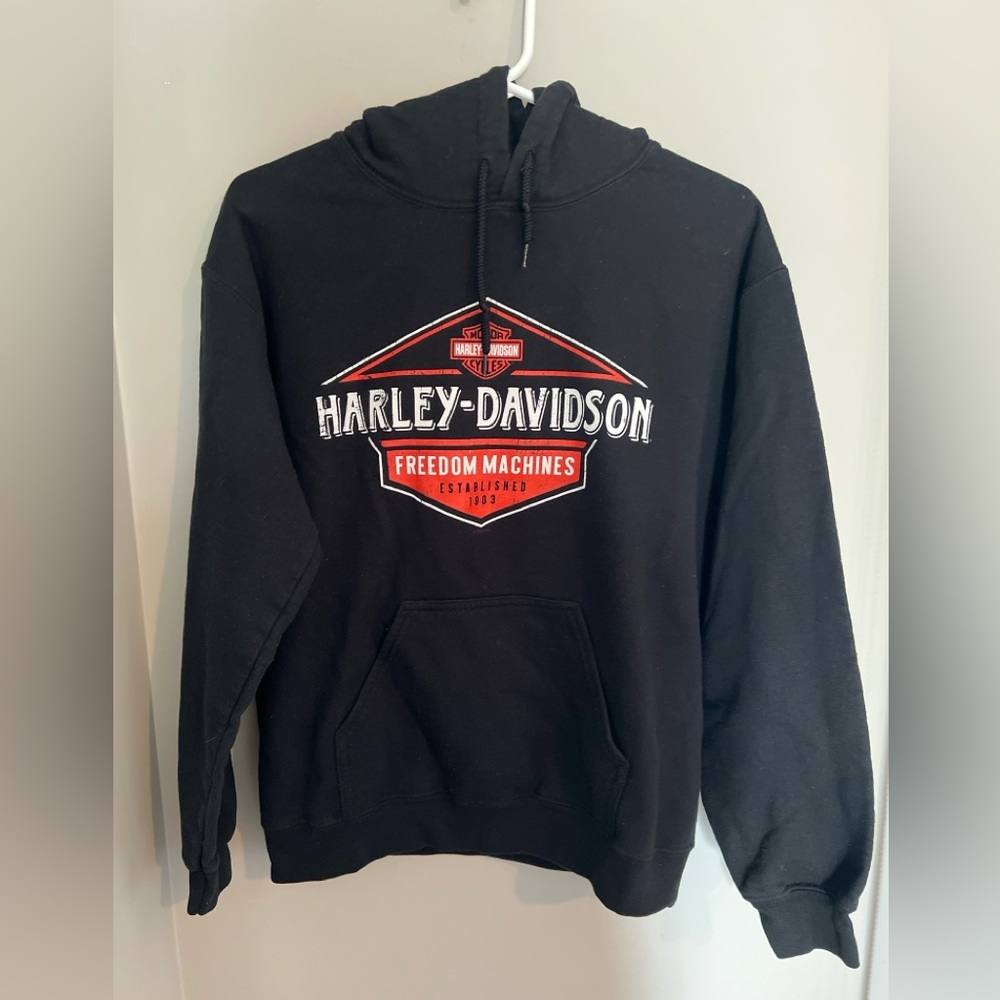 Harley-Davidson Black & Red Sweater/Hoodie S